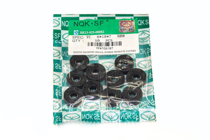 Сальник (манжета армированная) TC 6х18х7 NBR70