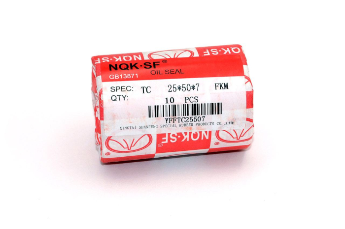 Сальник (манжета армир.) фторкаучук TC 25х50х7 FKM75