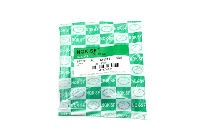 Сальник (манжета армированная) KC 6х12х4 NBR70 (без пружины)