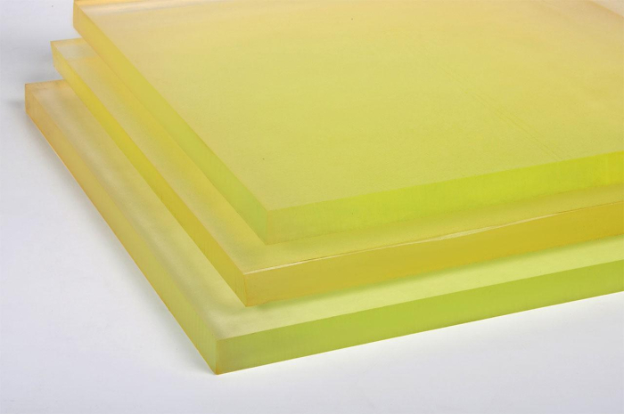 Полиуретан листовой 25 мм (500х500 мм, жёлтый)