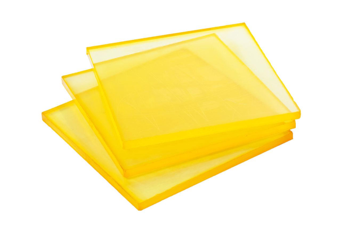 Полиуретан листовой 25 мм (500х500 мм, жёлтый)