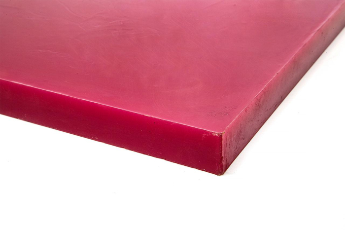 Полиуретан листовой 25 мм (500х500 мм, красный)