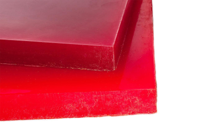 Полиуретан листовой 40 мм (500х500 мм, красный)