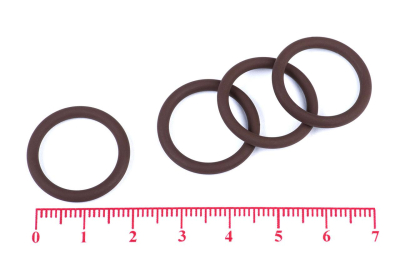 Кольцо 017-021-25-2-6 (016.5-2.5) фторкаучук FKM75 ГОСТ 9833-73