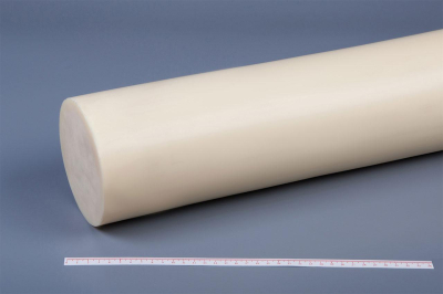 Капролон стержень Ф 130 мм ПА-6 (~1000 мм, ~16,5 кг)