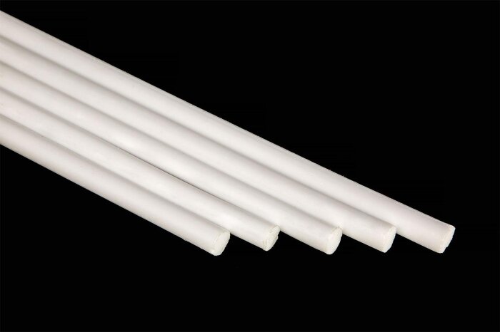 Фторопласт Ф-4 стержень Ф 10 мм (~400 мм)