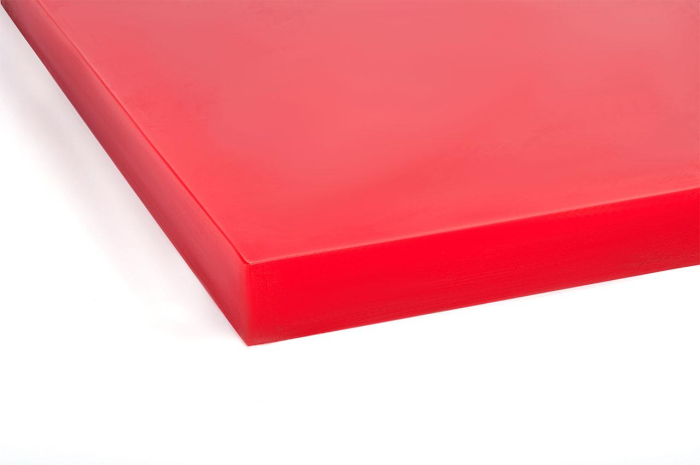 Полиуретан листовой 50 мм (500х500 мм, красный)