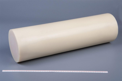 Капролон стержень Ф 150 мм ПА-6 (~500 мм, ~10,5 кг)