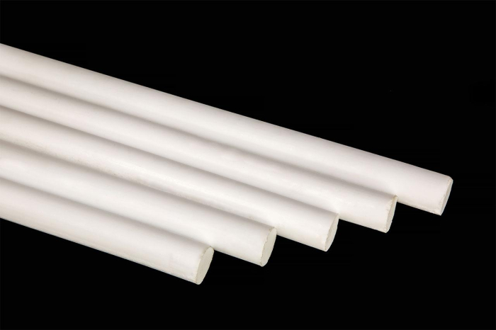 Фторопласт Ф-4 стержень Ф 15 мм (~400 мм)