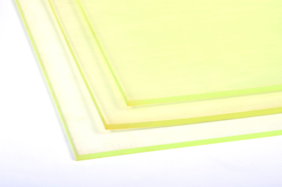 Полиуретан листовой 8 мм (500х500 мм, жёлтый)