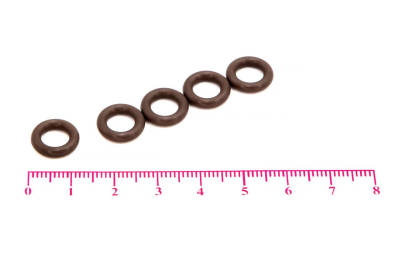 Кольцо 007-011-25-2-6 (006.5-2.5) фторкаучук FKM75 ГОСТ 9833-73