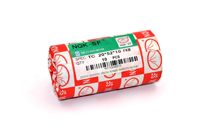 Сальник (манжета армир.) фторкаучук TC 20х52х10 FKM75