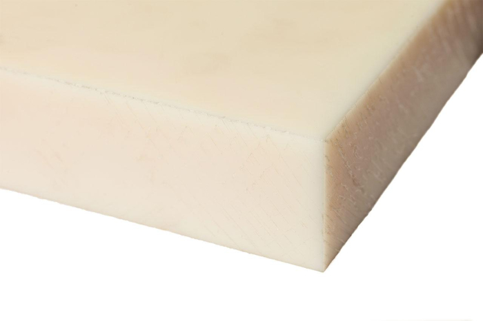 Капролон листовой 40 мм ПА-6 (~1000х1000 мм, ~47,3 кг)