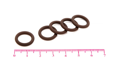 Кольцо 011-015-25-2-6 (010.5-2.5) фторкаучук FKM75 ГОСТ 9833-73