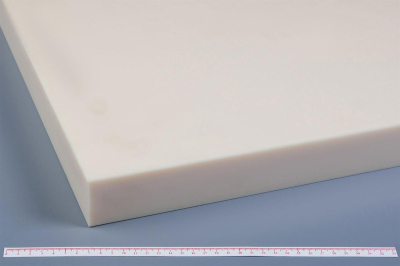 Капролон листовой 50 мм ПА-6 (~1000х1000 мм, ~61,2 кг)