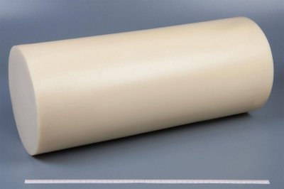 Капролон стержень Ф 215 мм ПА-6 (~500 мм, ~21,4 кг)