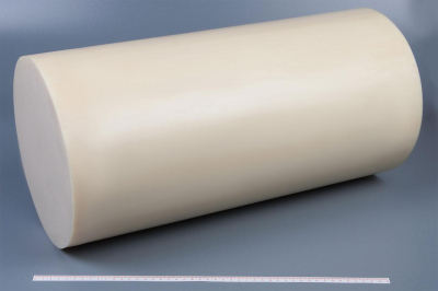 Капролон стержень Ф 255 мм ПА-6 (~500 мм, ~29,6 кг)