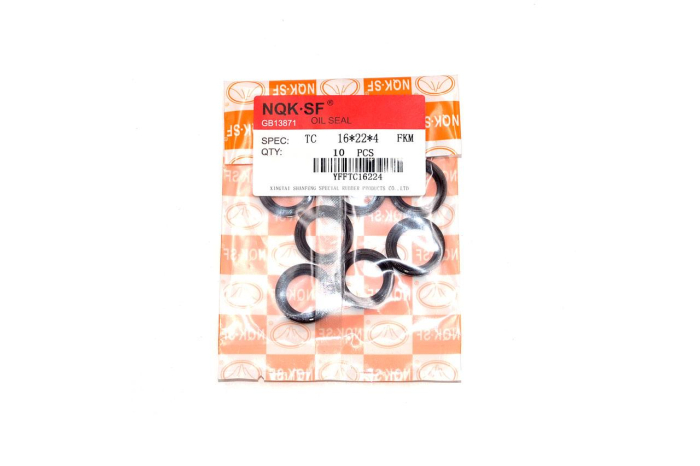 Сальник (манжета армир.) фторкаучук TC 16х22х4 FKM75