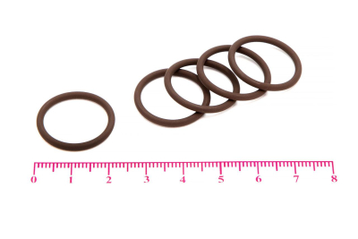 Кольцо 018-021-19-2-6 (017.2-1.9) фторкаучук FKM75 ГОСТ 9833-73