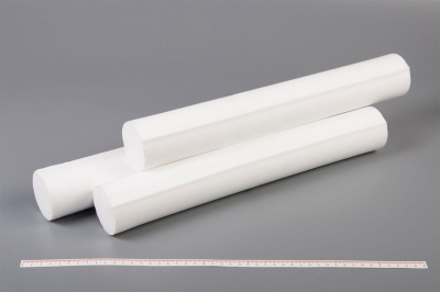 Фторопласт Ф-4 стержень Ф 60 мм (~400 мм)