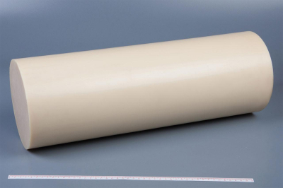 Капролон стержень Ф 180 мм ПА-6 (~500 мм, ~15,2 кг)