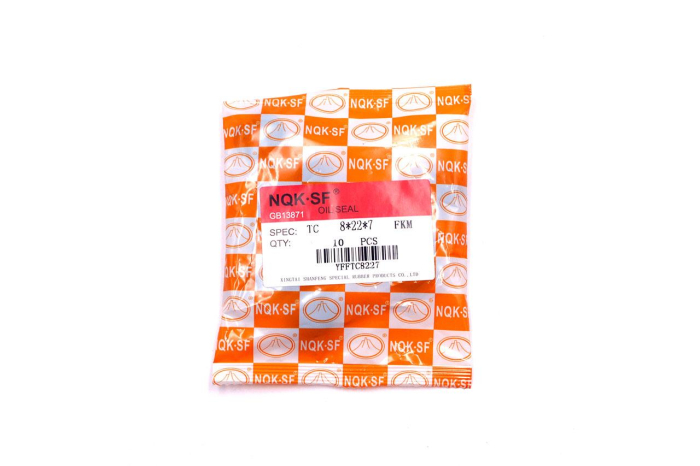 Сальник (манжета армир.) фторкаучук TC 8х22х7 FKM75