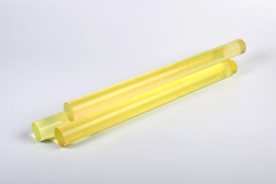Полиуретан стержень Ф 40 мм ШОР А85 (500 мм, жёлтый)