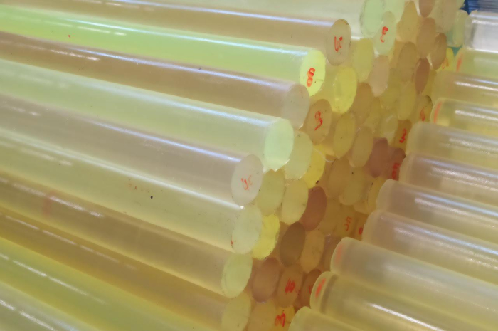 Полиуретан стержень Ф 40 мм ШОР А85 (500 мм, жёлтый)