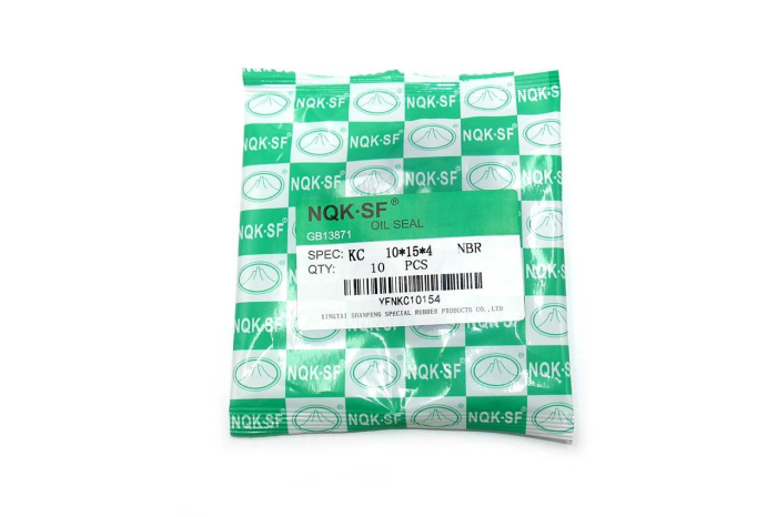Сальник (манжета армированная) KC 10х15х4 NBR70 (без пружины)