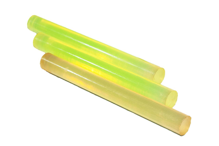 Полиуретан стержень Ф 50 мм ШОР А85 (500 мм, жёлтый)