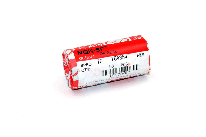 Сальник (манжета армир.) фторкаучук TC 16х35х07 FKM75