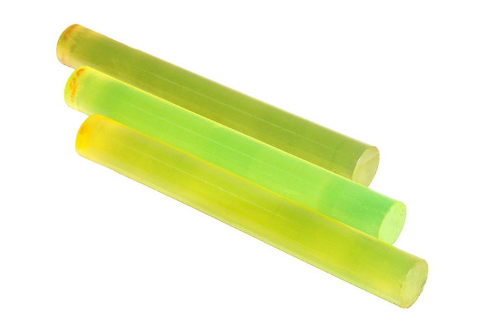 Полиуретан стержень Ф 60 мм ШОР А85 (500 мм, жёлтый)