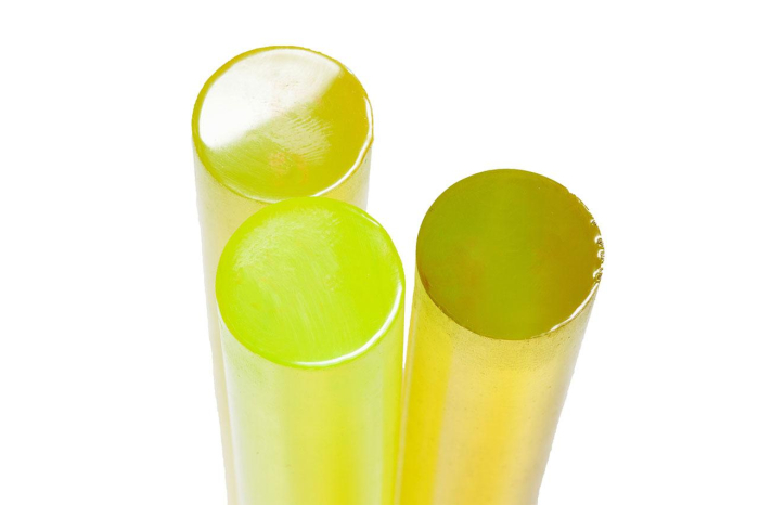 Полиуретан стержень Ф 60 мм ШОР А85 (500 мм, жёлтый)