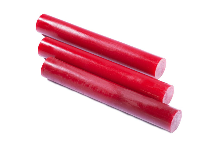 Полиуретан стержень Ф 60 мм ШОР А85 (400 мм, красный)