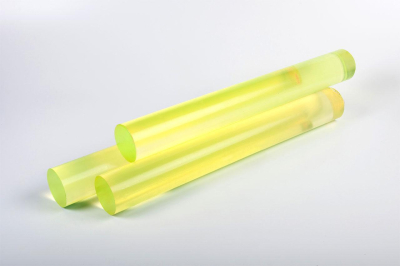 Полиуретан стержень Ф 65 мм ШОР А85 (500 мм, жёлтый)