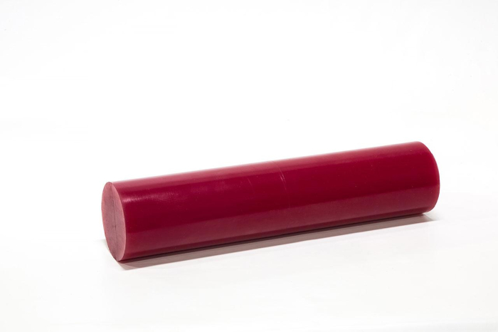 Полиуретан стержень Ф 90 мм ШОР А85 (400 мм, красный)