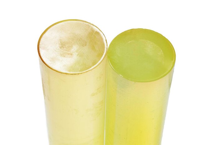 Полиуретан стержень Ф 100 мм ШОР А85 (500 мм, жёлтый)