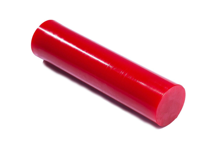 Полиуретан стержень Ф 100 мм ШОР А85 (400 мм, красный)