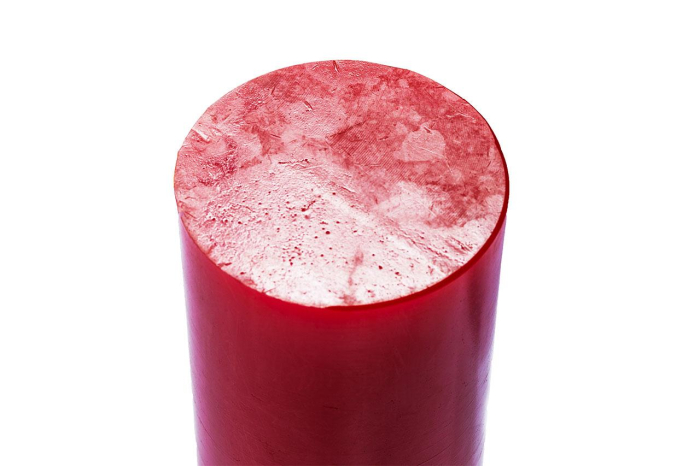 Полиуретан стержень Ф 100 мм ШОР А85 (400 мм, красный)