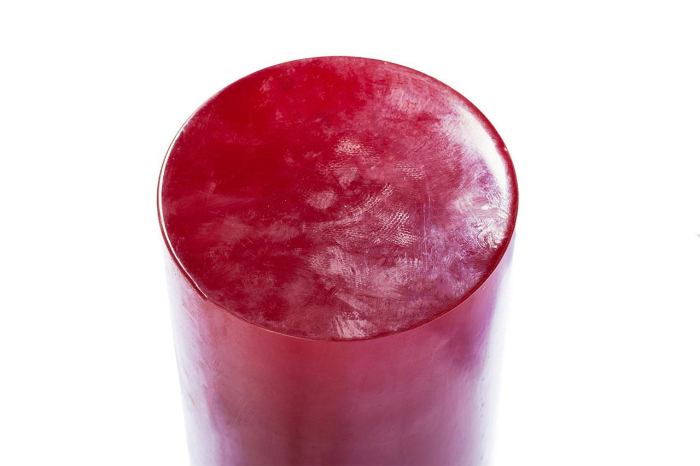 Полиуретан стержень Ф 200 мм ШОР А85 (400 мм, красный)