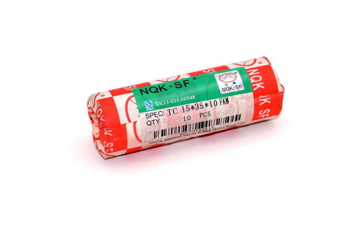 Сальник (манжета армир.) фторкаучук TC 15х35х10 FKM75