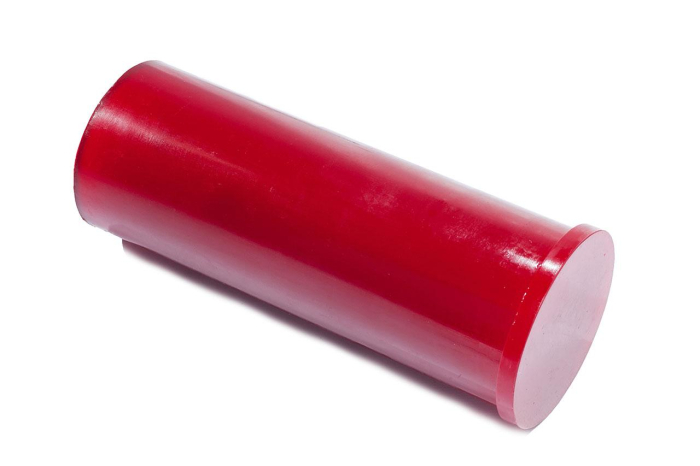 Полиуретан стержень Ф 150 мм ШОР А85 (400 мм, красный)