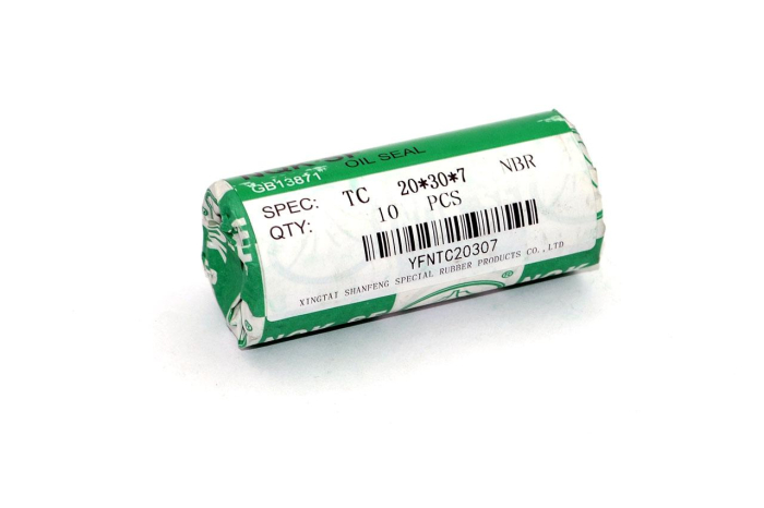 Сальник (манжета армированная) TC 20х30х7 NBR70