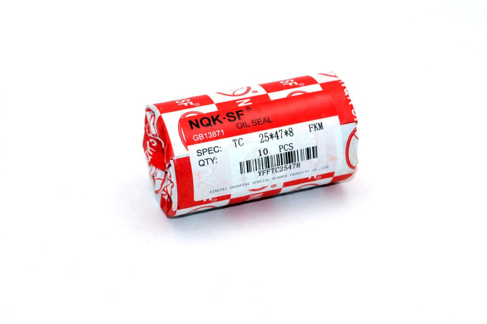 Сальник (манжета армир.) фторкаучук TC 25х47х8 FKM75