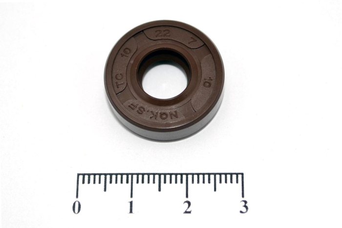 Сальник (манжета армир.) фторкаучук TC 10х22х7 FKM75