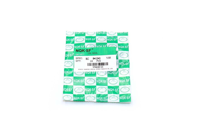 Сальник (манжета армированная) KC 8х12х3 NBR70 (без пружины)