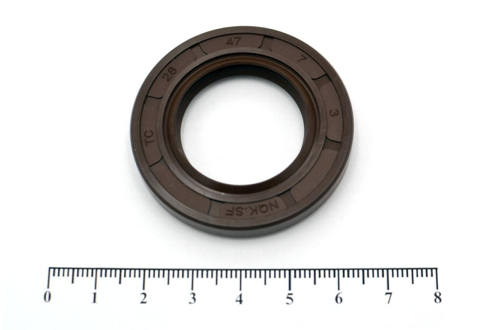Сальник (манжета армир.) фторкаучук TC 28х47х7 FKM75