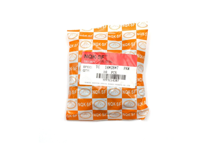 Сальник (манжета армир.) фторкаучук TC 14х28х7 FKM75