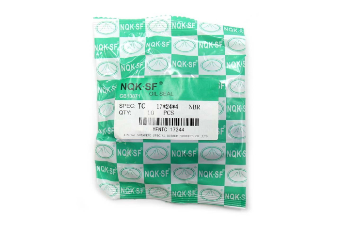 Сальник (манжета армированная) TC 17х24х4 NBR70