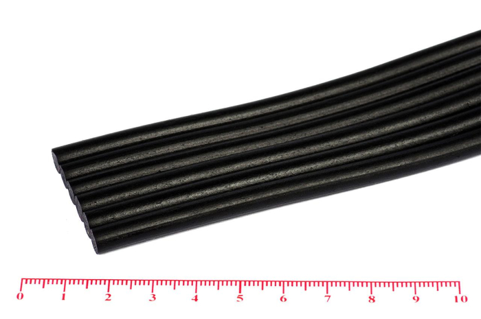 Шнур резиновый 1-2с Ф 6 мм ГОСТ 6467-79